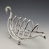 British Vintage Silver Plated Swan Toast Rack